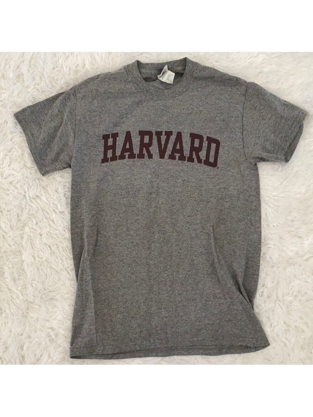 Harvard gray plain collegiate T-shirt
